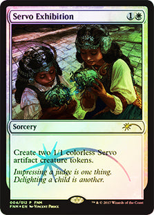 【Foil】(Promo-FNM)Servo Exhibition/霊気装置の展示【英語】